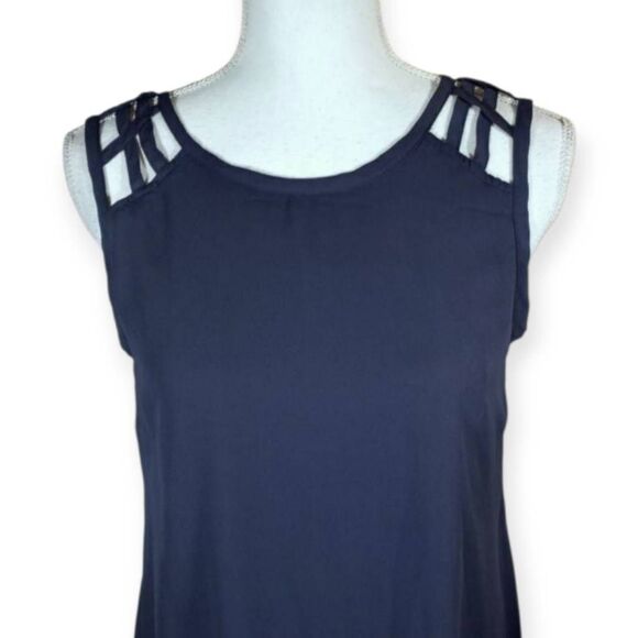 SPEECHLESS NAVY DRESS SZ.M EUC. - Picture 2 of 8